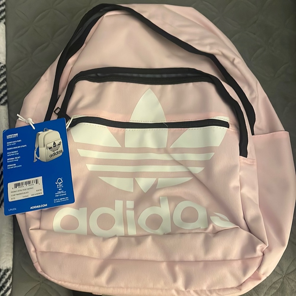 NWT Adidas pink backpack